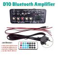 D10 Bluetooth Audio Amplifier Cabinet Type 30W-120W AC-220V DC-12V Echo USB MIC FM Radio TF
Support Dual Microphone Bluetooth 5.0 Amplifier Subwoofer for 4Ohm Speaker No Need Power Adapter.