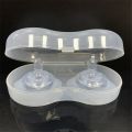 2pcs Silicone Nipple Protectors Breast Milk Feeding Mothers Nipple Shields Protection Cover Breastfeeding Milk Extractor Nipple. 