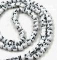 Allah Muhammad Engraved Muslim Tasbih gift - Black and White good quality. 