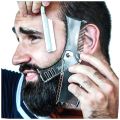 5in1 Adjustable Men Beard Modeling Ruler Shaping Styling Template Comb Rotatable Man Beauty Tool Hair Trimming Moustache Barber. 