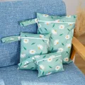 3pcs Different Size Waterproof Wet Bag Wet Dry Bags For Baby Cloth Diapers&Breast Pump Part Organizer For Swimsuit Wet Clothes. 