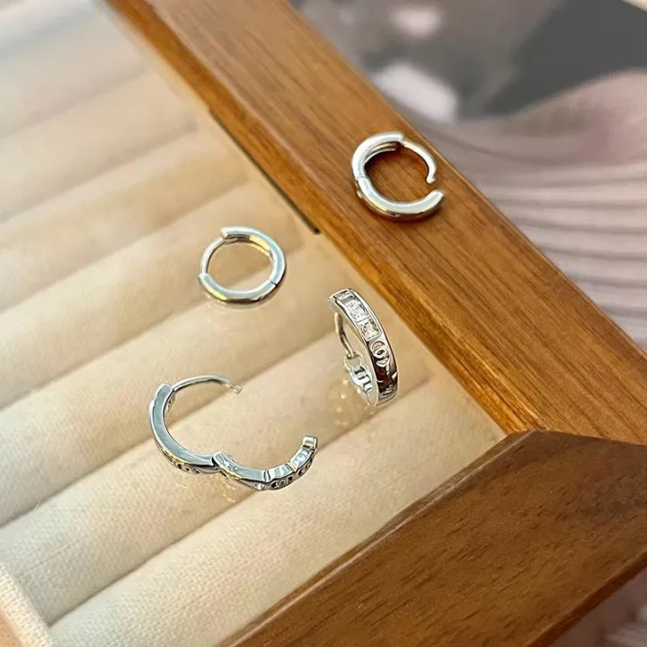 4Pcs/set%20Stainless%20Steel%20Aesthetic%20Zircon%20Crystal%20Hoop%20Earrings%20for%20Women%20Egirl%20New%20Y2K%20Cool%20Daily%20Wear%20Jewelry%20Accessories%20-%20Image%204