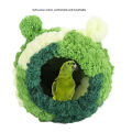 Bird Cage Bed Parakeet Nest Bed Parrot Nest House Cozy Comfortable Lovely Appearance Decorative Warm Bird Cage Bed for Parakeet. 