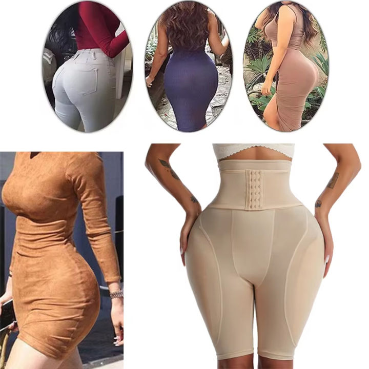 Women%20Hip%20Enhancer%20Shapewear%20Fake%20Booty%20Butt%20Pad%20Underwear%20High%20Waist%20Body%20Shaper%20Padded%20Panties%20Butt%20Lifter%20Shorts%20-%20Image%205