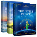 3 Books/set the little prince/the old man and sea/animal farm color illustration novel original English reading classic world famous book English literature original book for children. 