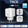 TNCE Tuya 16A/20A WiFi/Zigbee Smart Socket EU Smart Plug With Power Monitoring Timing Function Work With Alexa Google Home. 