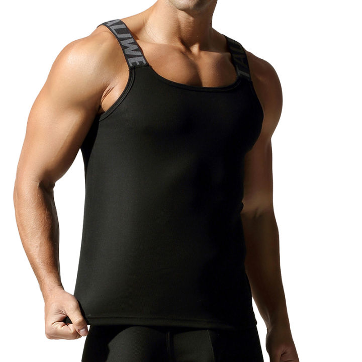 TAUWELL%20new%20Men's%20Fitness%20Rib%20Tank%20Top%20Comfortable%20Breathable%20Workout%20Tank%20Top%20-%20Image%207