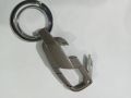 Classic Men Mini Keychain Outdoor Multi-Functional 2-In-1 Metal Bottle Opener With Two Key Rings For Boy Gifts.