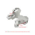 For Honda ADV 150 160 350 ADV150 ADV160 X-ADV750 Motorcycle Handlebar Riser Drag Handle Bar Clamp Extend Adapter .