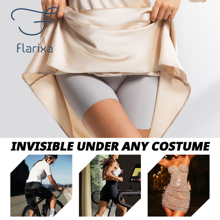 Flarixa%20High%20Waist%20Women%20Long%20Leg%20Girdle%20Panty%20Comfortable%20Seamless%20Long%20Panties%20Tummy%20Tight%20Seamless%20Shorts%20Panties%20Shapewear%20-%20Image%205