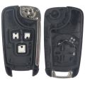 jingyuqin 10pcs 2/3/4/5 BTN Key Shell for VAUXHALL OPEL Insignia Astra J Zafira C Mokka Chevrolet Buick Car  Fob Case Housing. 
