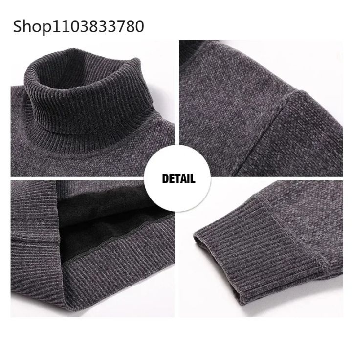 Men%20Turtleneck%20Sweater%20Casual%20Thick%20Men's%20Rollneck%20Knitted%20Sweater%20Warm%20Mens%20Jumper%20Woolen%20Sweater%20Male%20Outwear%20Knitwear%203XL%204XL%20-%20Image%205