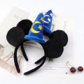 2025 Mickey Mouse Plush Magic House Disney Headwear Cosplay Decoration Christmas Party Cloth Hair Band Adult Kids Halloween Part. 