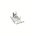 20PCS 5# Zipper Stop Metal Clasp Claw-Style Tail Four-Claw End Zipper Head Tail Regulation Four-Claw Code Card Stop.