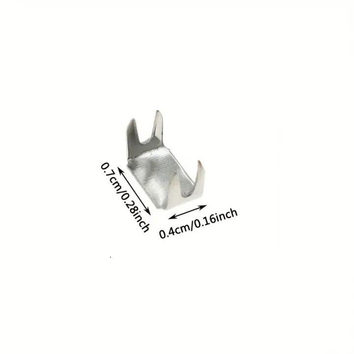 20PCS%205#%20Zipper%20Stop%20Metal%20Clasp%20Claw-Style%20Tail%20Four-Claw%20End%20Zipper%20Head%20Tail%20Regulation%20Four-Claw%20Code%20Card%20Stop%20-%20Image%204
