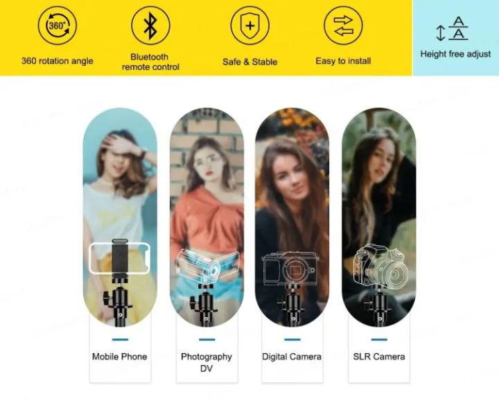 tripod%20stand%202.1m%206.8ft%20Professional%20Studio%20Photography%20Selfie%20Durable%C2%A0%20-%20Image%205