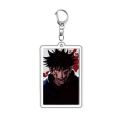 Jujutsu Kaisen Anime Acrylic Keychain & Display Card | Gojo Satoru vs Sukuna Aesthetic Anime Eye Keychain. 