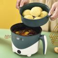 Mini electric pot multi-functional hot pot non-stick pot Shabu Pot small electric cooker multi cooker 1.8L. 