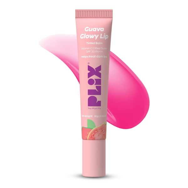 PLIX – THE PLANT FIX Guava Glowy Lip Tinted Balm for Smooth, Soft Lips 10 g