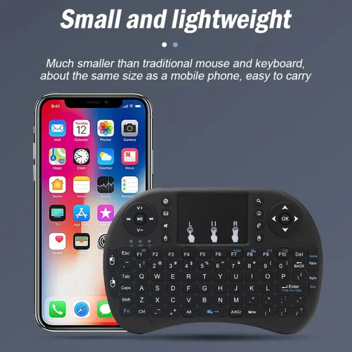 MRSVI%20I8%202.4G%20Mini%20Wireless%20Keyboard%20Classic%20Black%20Air%20Mouse%20Remote%20Control%20Touchpad%20for%20Android%20TV%20Box%20PC%20Smart%20TV%20-%20Image%203