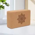 Cork Yoga Block Cork Yoga Bricks Eco-Friendly Natural Cork Block 9x6x3 Inch Non Slip Cork Block for Yoga Pilates. 