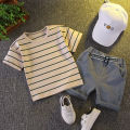 0-5 years old hot boy summer short sleeve clothing sets boys Korean version cotton T-shirt with children's shorts. 