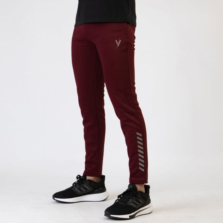 Drifit trousers for men with striped reflectors,  Sports, gym and casual wear, Top quality.