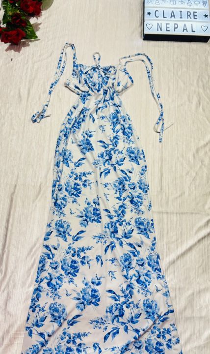 Claire%20Women%E2%80%99s%20Blue%20Floral%20Bodycon%20Maxi%20Dress%20%7C%20Sleeveless%20Slim%20Fit%20Summer%20Party%20Dress%20%7C%20Elegant%20Square%20Neck%20Evening%20&%20Wedding%20Wear%20-%20Image%207