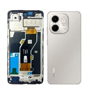 Infinix smart 9 body back plate frame complete housing replacement parts for infinix smart 9 x6532