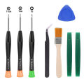 8 in 1 Repair Kit for Xbox Series X/S Xbox One Controller, Nintendo Switch Gamepads with T6/T8H/T10H Screwdriver,Brush,Tweezer. 