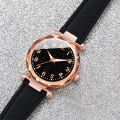 5PCS/Set Women‘s Watches Ladies Fashion Leather Band Analog Quartz WristWatch Bracelets Set. 