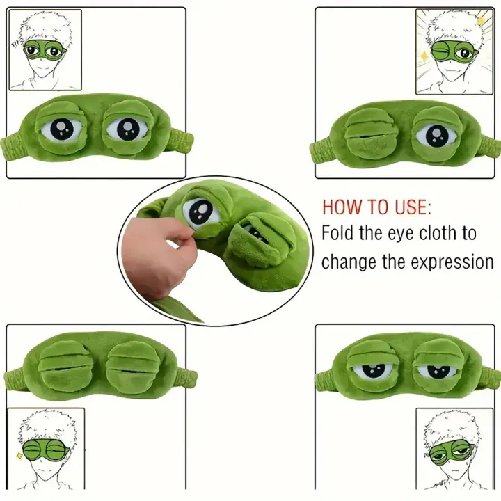 3D%20Sad%20Frog%20Sleep%20Mask%20Natural%20Sleeping%20Eyeshade%20Cover%20Shade%20Eye%20Patch%20Women%20Men%20Soft%20Portable%20Blindfold%20Travel%20Rest%20Eyepatch%20-%20Image%204