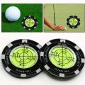 Golf Putt Ball Marker High Precision Round Golf Putt Green Reader Golfing Putting Aid Golf Slope Putting Reader 1PC.