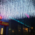 4x0.3 M 4x3 M led ice curtain lights straight blinking 8 modes stable waterproof waterproof waterproof decorative lights tree shop Christmas garden. 