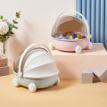1Pc Creative Kawaii Portable Storage Box Cartoon Makeup Toy Storage Box Student Office Desktop Organizer Student Supply. 