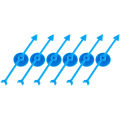 6pcs Plastic Arrow Pointer for Party DIY Board Game School Classroom Home Using Board Spinner.