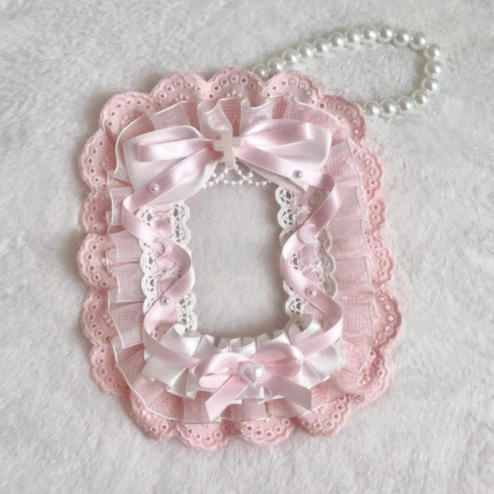 Sweet%20DIY%20Plush%20Card%20Holder%20with%20Ribbon%20Anime%20Lace%20Photocard%20Case%20Lolita%20Idol%20Display%20Photo%20Protector%20Case%20Card%20-%20Image%202