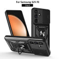 For  S25FE Shockproof Bumper Armor Back Cover For   S25 FE Case Slide Camera Protect Phone Cases. 