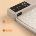 Under Desk Electric Foot Heater Foldable Leg Warmer with Thermostat & Auto Shut Off for Office Home Timer Temp Adjustable.