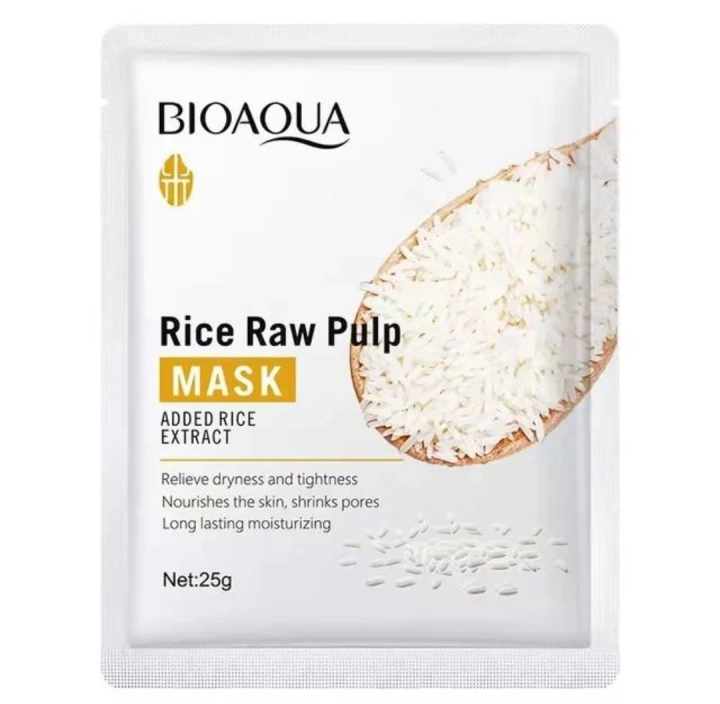 BIOAQUA%20Rice%20Raw%20Pulp%20Moisturizing%20Face%20Mask%20Sheet%20Pack%20of%204%20&%20Pack%20of%201%20-%20Image%202