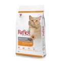 Reflex Adult Cat Food with Chicken & Rice | 2KG | Fresh Stock | Best Quality | feed/pet/pets/cats/kitten/kitty/billi/bili/khana/khorak/protein/meal/paw/kilograms/high/top/kg/imported/dry food/kittens/uk/authentic/german/turkish/packs. 