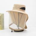 Mosquito Prevention Cap For Fishing Insect Protective Cap Mosquito Head Net Full-Mesh Drawstring Windproof Strap Beekeeping.