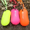 PVC High Visibility Open Water Swimming Inflatable Waterproof Bag Inflatable Air Float Swimming For Swimmers Buoy. 