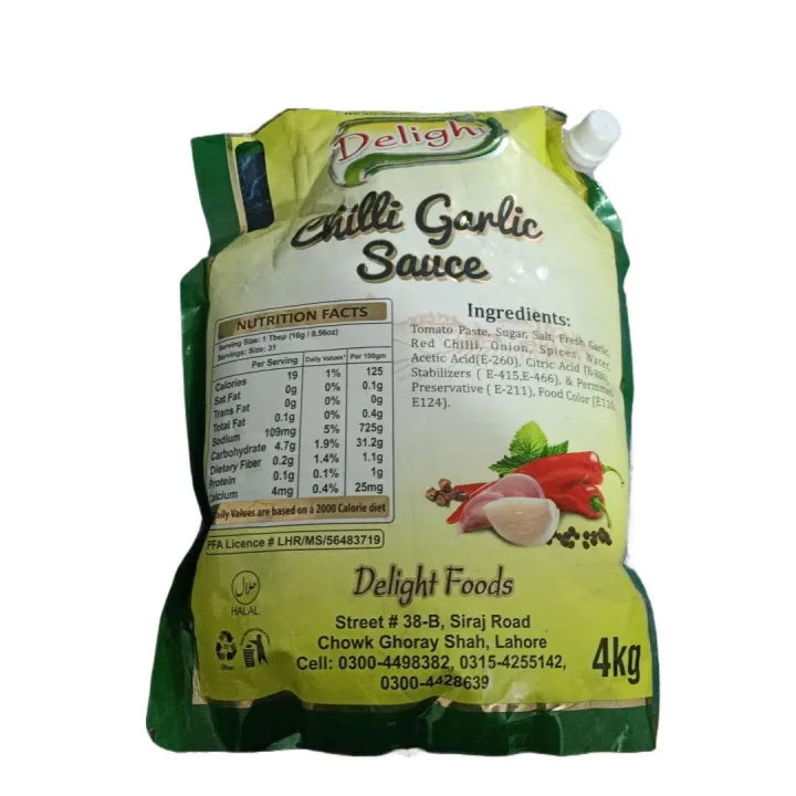 Delight%20tomatoes%20ketchup%20chilli%20garlic%204%20kg%20-%20Image%203