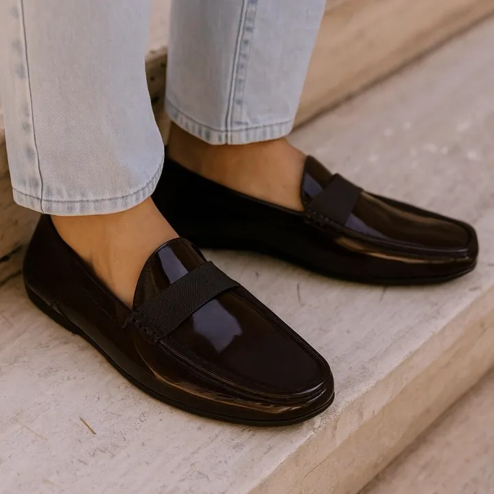 Crocodile Rubber Formal Dress Shoes for Mens with Tassel Decorated Best Quality Mens Formal Dress Shoes for Party