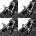 MUQZI 2pcs Titanium Bolts Bicycle Disc Brakes Caliper Lightweight Mounting Screws Road MTB Disc Brake Pad Bolts with Fixing Clip. 