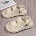 2026 High Quality Summer Fashion Solid Color Convenient Men's Lightweight Slip on Casual Wear Resistant Large Size Sandals. 