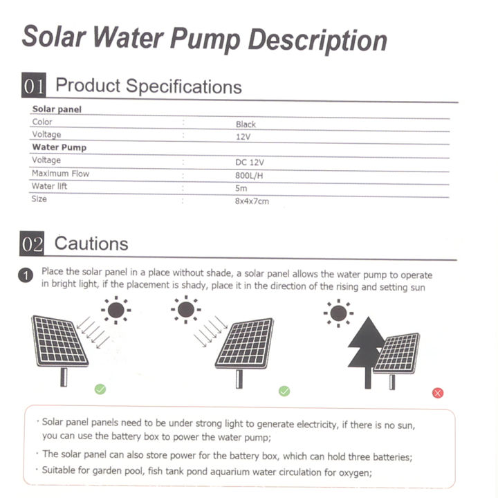 30W%20800L/H%20DC%2018V%20Low%20Noise%20Brushless%20Solar%20Water%20Pump%20Set%20for%20Garden%20Pool%20Pond%20Bird%20Bath%20Outdoor%20Waterfall%20Fountain%20Decoration%20-%20Image%206