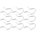 12Pcs/set Car Interior Door Window Crank Clip Metal Retainer Roll Up Retaining Winder Handle Clamp For Chevrolet For Pontiac Kit. 