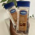 Vaseline Body Oil Intensive Care Cocoa Radiant Body Oil for Glowing skin Body Gel Oil made with Pure Cocoa Butter + Replenishing Oils 6.8 oz 200 ml. 